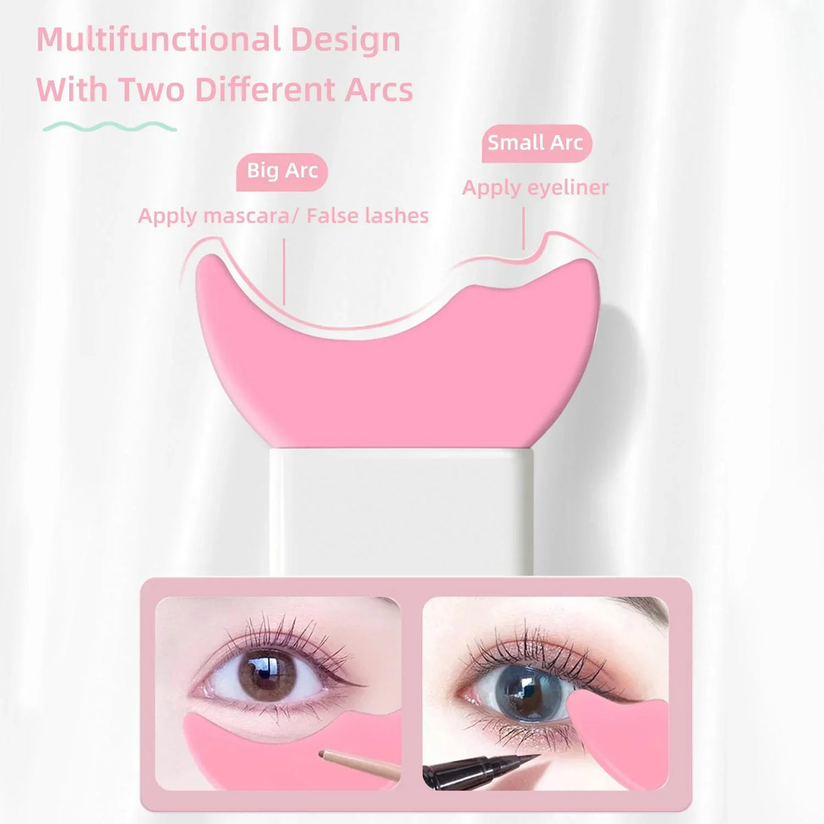 FelinWel Reusable Eye Makeup Guard & Applicator – Eyeliner, Mascara & Eyeshadow Shield