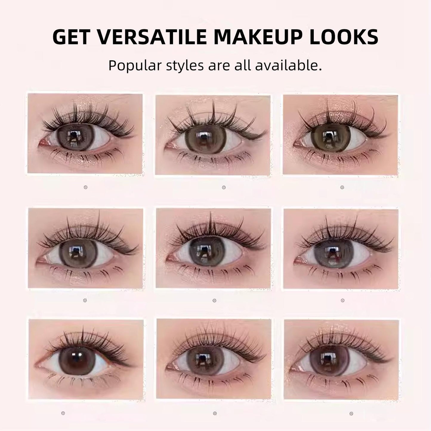 FelinWel - 4 Styles Upper & Bottom Cluster Lashes Extensions, Large Capacity 160 Pcs DIY False Eyelashes Individual Reusable Soft Natural