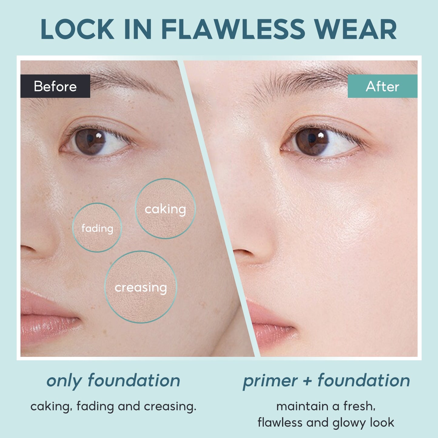 FelinWel - Makeup Primer with Good Grip Power, Skinfriendly Ingredients, Hydration Boost, Grip Makeup, Oil Control, Long Lasting, Lightweight, 30ml