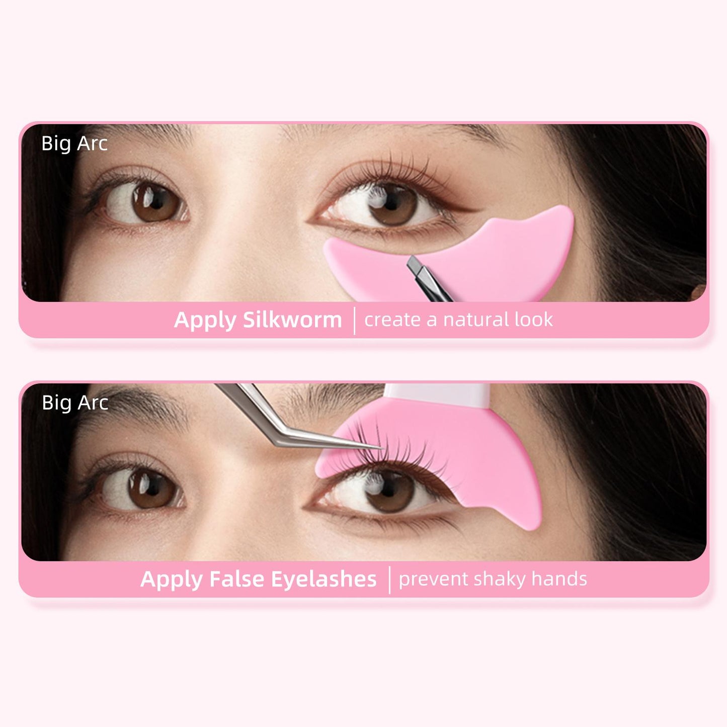 FelinWel - Multifunctional Eye Makeup Aid Protector, Mascara And Eyeshadow Applicator Pad, Eyeliner Guide, Reusable, For Beginners