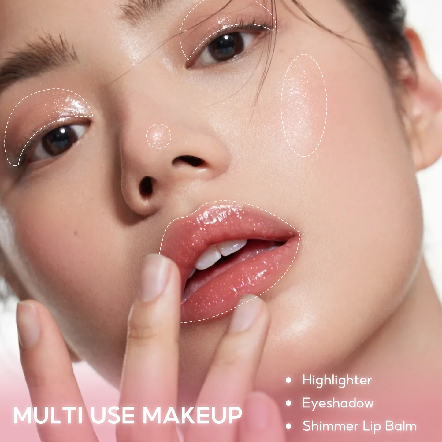 FelinWel Super Sparkly Lip Gloss, Shining and Nourishing, Fresh Texture, Buildable Formula, One for Multipurpose