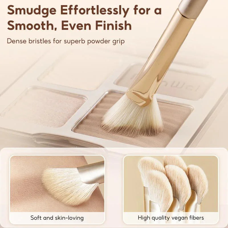 FelinWel Half Fan-Shape Nose Contour Brush β Precise Sculpting, Cruelty-Free