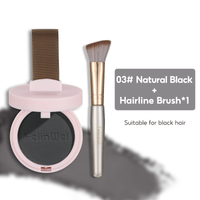 FelinWel Hairline Shadow Powder – Root Touch-Up, Mirror & Puff, 4 Shades