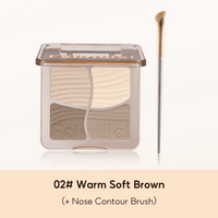 FelinWel 4-in-1 Face Palette – Contour, Bronzer, Blush & Highlighter