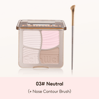FelinWel 4-in-1 Face Palette – Contour, Bronzer, Blush & Highlighter
