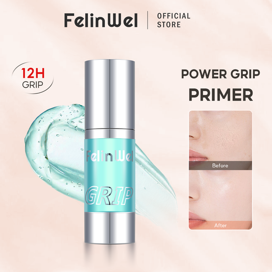FelinWel - Makeup Primer with Good Grip Power, Skinfriendly Ingredients, Hydration Boost, Grip Makeup, Oil Control, Long Lasting, Lightweight, 30ml