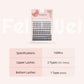 FelinWel - 4 Styles Upper & Bottom Cluster Lashes Extensions, Large Capacity 160 Pcs DIY False Eyelashes Individual Reusable Soft Natural