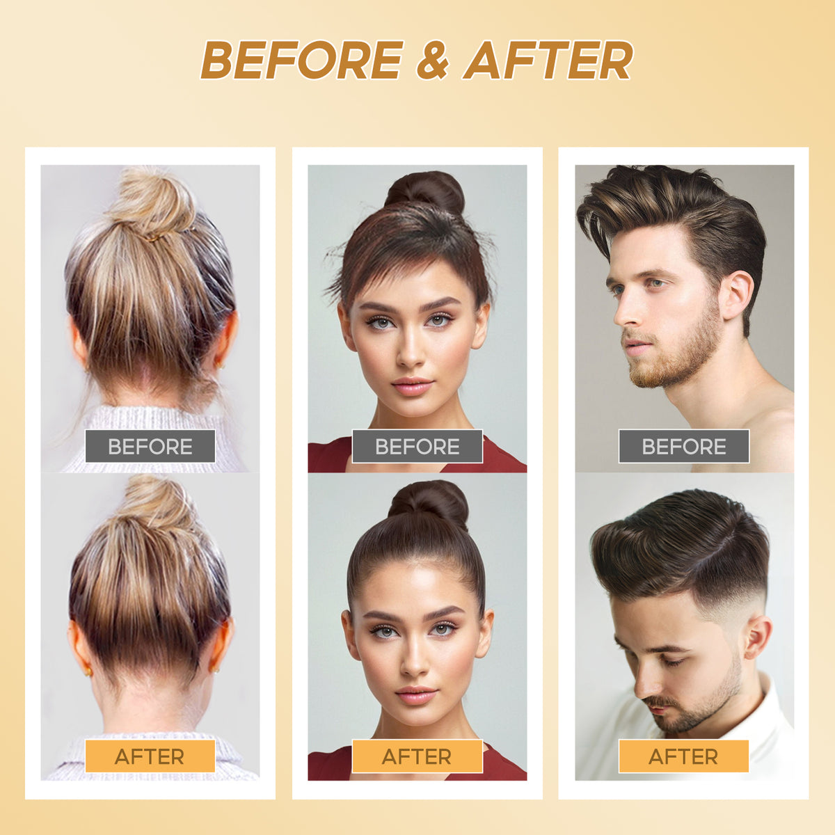 FelinWel Hair Wax Stick, Non-greasy Styling Wax for Fly Away & Edge Frizz Hair