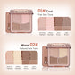 FelinWel 4 Colors Highlighter Contour Palette Makeup 3D Bronzer Matte Powder
