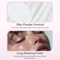 FelinWel Shimmer Highlighter Palette – 2 Shades, Vegan & Cruelty-Free