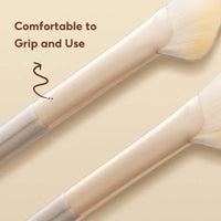 FelinWel Half Fan-Shape Nose Contour Brush – Precise Sculpting, Cruelty-Free