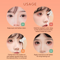 FelinWel Portable Eyelash Curler, Wide Angle Lash Curler with 2 Refill Pads