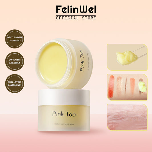 FelinWel - Makeup Melt Cleansing Balm, Gentle Deep Cleansing Makeup Remover Balm