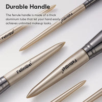 FelinWel 7 Pcs Professional Makeup Brushes Set Cruelty-Free Vegan with Optional Bag
