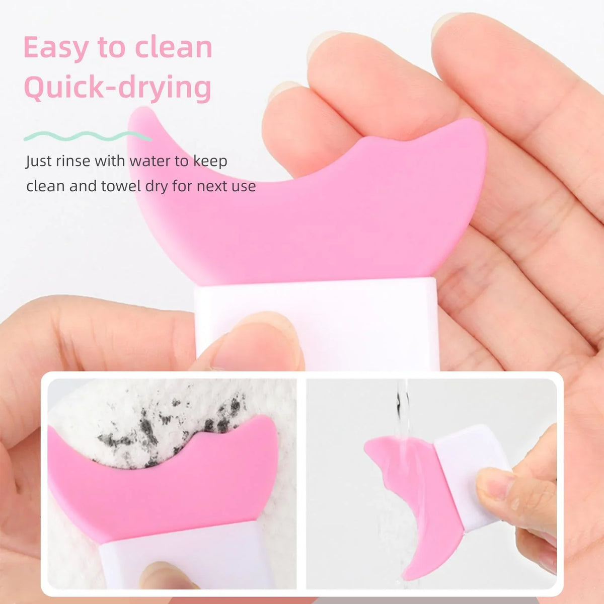 FelinWel Reusable Eye Makeup Guard & Applicator – Eyeliner, Mascara & Eyeshadow Shield