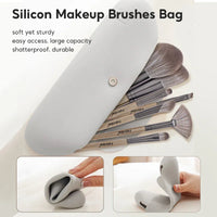 FelinWel 7 Pcs Professional Makeup Brushes Set Cruelty-Free Vegan with Optional Bag