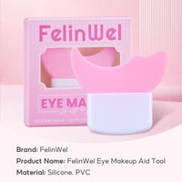 FelinWel Reusable Eye Makeup Guard & Applicator – Eyeliner, Mascara & Eyeshadow Shield