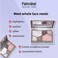 FelinWel 6 Shades Eyeshadow Palette for Whole Face Makeup Facial Palette