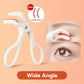 FelinWel Portable Eyelash Curler, Wide Angle Lash Curler with 2 Refill Pads