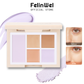 FelinWel Color Corrector Palette for Dark Circles, Redness & Blemishes, Creamy Concealer + Setting Powder with Hydrating Ingredients, 12H Crease-Proof Wear