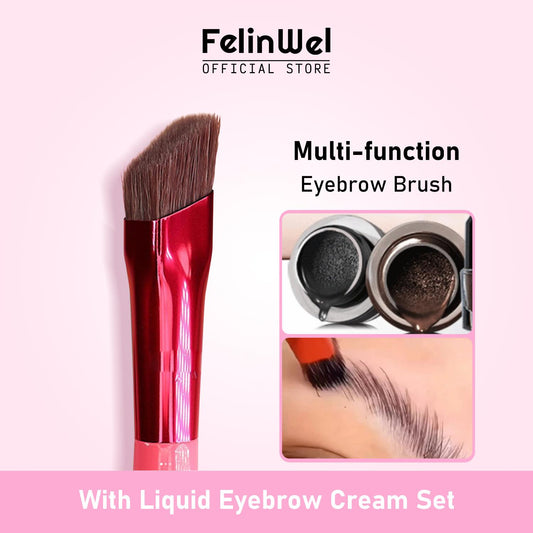FelinWel - Multi-function Eyebrow Brush and Cream Set Gel Zelda Brush