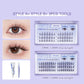 FelinWel False Cluster Eyelashes Extension with Glue & Lashes Extensions Kit