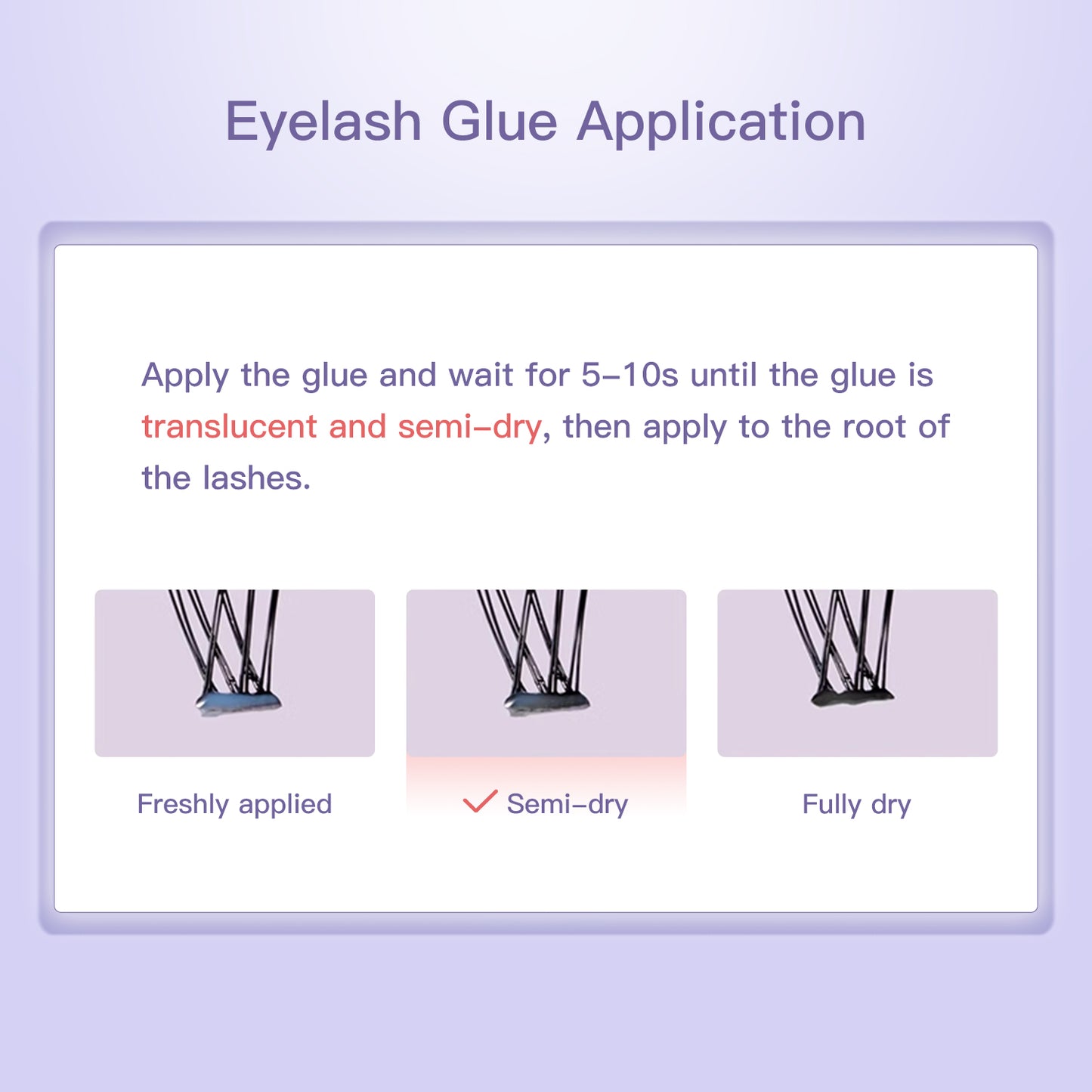 FelinWel False Cluster Eyelashes Extension with Glue & Lashes Extensions Kit