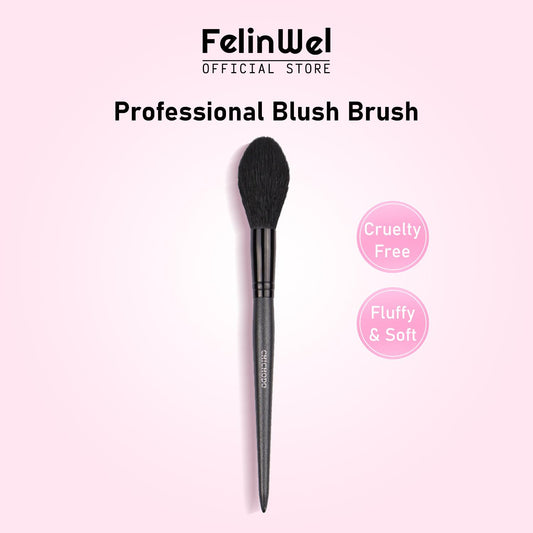 FelinWel - Blusher Makeup Brush for Cheeks, Professional for Blush