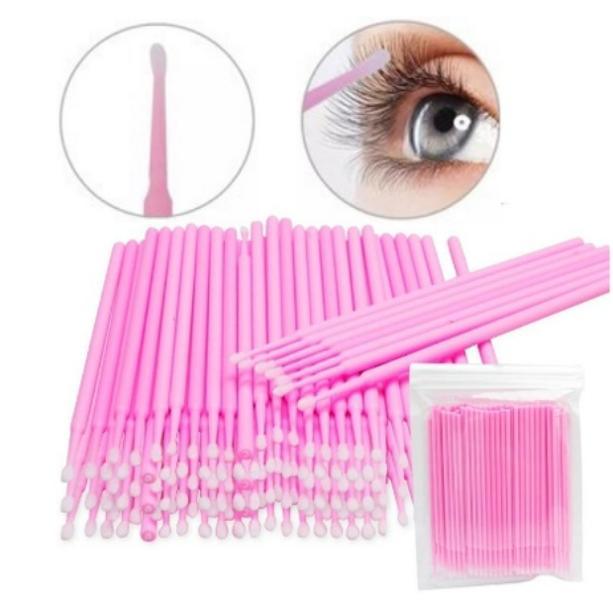 FelinWel - 100 PCS Disposable Cotton Swab Eyelash Extension Tools - FelinWel