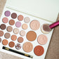 FelinWel 26 Colors Eyeshadow Facial Palette with Contour Highlighter & Blusher Glitter