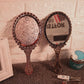 FelinWel - Vintage Style Oval Hand Held Vanity Mirror - FelinWel