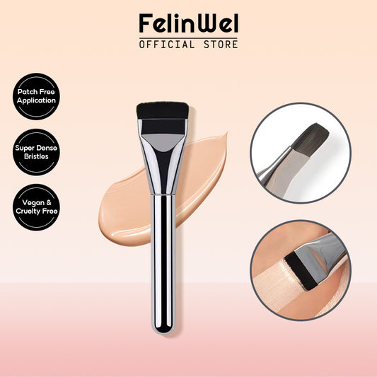 FelinWel Spatula Wide Foundation Brush Dense Ultra-thin Makeup Brush