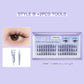 FelinWel False Cluster Eyelashes Extension with Glue & Lashes Extensions Kit