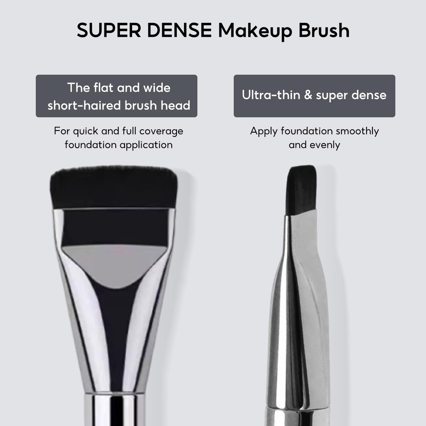 FelinWel Spatula Wide Foundation Brush Dense Ultra-thin Makeup Brush